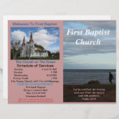 Maßgeschneidertes wöchentliches Kirchenbulletin (n (Vorne/Hinten)