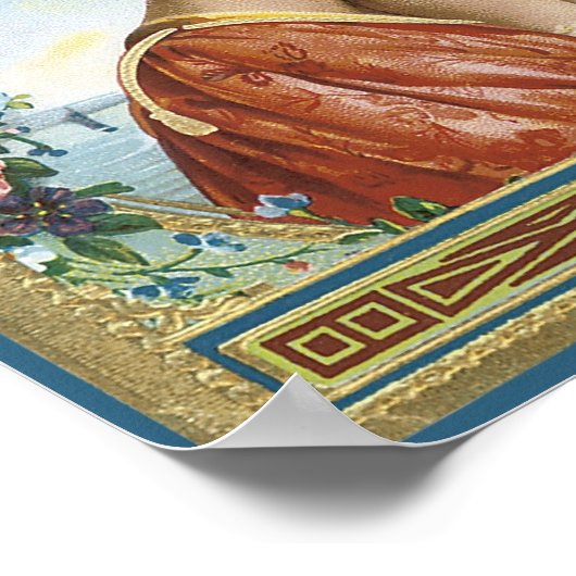 Maßgeschneidertes Zigarrenlabel 2 Poster (Ecke)