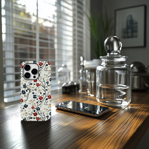 Maßgeschneidertes Zitat aus Rot, Blau und Weiß, be Case-Mate iPhone 14 Pro Hülle