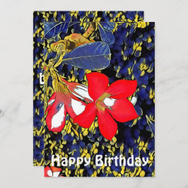 Maßgeschneidertes Zitat Blumenfarben Rotes Adenium