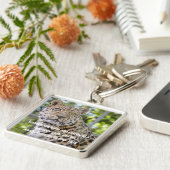 Maßgeschneidertes Zitat von Leopard Fotografie Schlüsselanhänger (Seite)