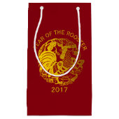 Maßgeschneidertes Zodiac 2017 Rooster-Jahr Kleine Kleine Geschenktüte (Vorderseite)