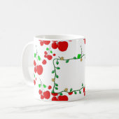 Maßgeschneidertes Zubehör für rote Kirsche LeahG Kaffeetasse (Vorderseite Links)