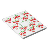 Maßgeschneidertes Zubehör für rote Kirsche LeahG Notizblock (angewinkelt)