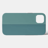 Maßgeschneidertes Zwei-Tonen-Blau Case-Mate iPhone Hülle (Rückseite (Horizontal))