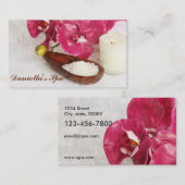 Massieren Sie Wellness-Centersalze, -öl, Visitenkarte (Vorne/Hinten)