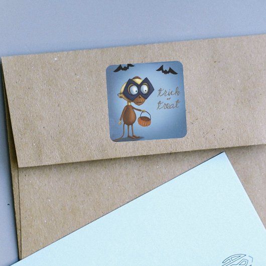 Massierte Affenjatts Quadratischer Aufkleber