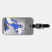 Massierte Kriegerprinzessin Thunder_Cove Gepäckanhänger (Vorderseite horizontal)