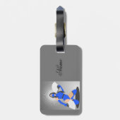 Massierte Kriegerprinzessin Thunder_Cove Gepäckanhänger (Rückseite vertikal)