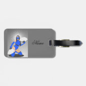 Massierte Kriegerprinzessin Thunder_Cove Gepäckanhänger (Rückseite horizontal)