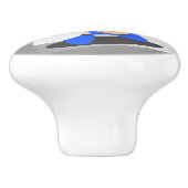 Massierte Kriegerprinzessin Thunder_Cove Keramikknauf (Seitenansicht)