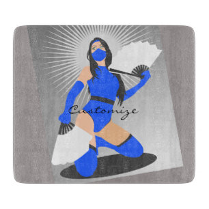 Massierte Kriegerprinzessin Thunder_Cove Schneidebrett
