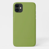 Mäßige Limettengrün, Solid-Farbe Case-Mate iPhone Hülle (Rückseite)