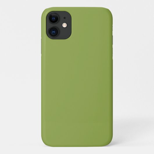 Mäßige Limettengrün, Solid-Farbe Case-Mate iPhone Hülle (Rückseite)