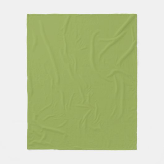 Mäßige Limettengrün, Solid-Farbe Fleecedecke (Vorderseite)