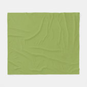 Mäßige Limettengrün, Solid-Farbe Fleecedecke (Vorderseite (Horizontal))