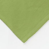 Mäßige Limettengrün, Solid-Farbe Fleecedecke (Ecke)