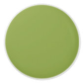 Mäßige Limettengrün, Solid-Farbe Keramikknauf (Vorderseite)