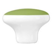 Mäßige Limettengrün, Solid-Farbe Keramikknauf (Seitenansicht)