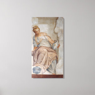 Mäßigkeit, von der Wand des Sacristy (Fresko) Leinwanddruck