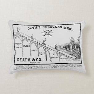 Mäßigkeits-Bewegung, 1887 Dekokissen