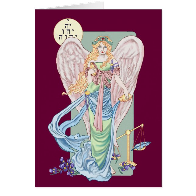 Mäßigkeits-Tarot-Karte (Vorne)