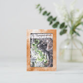 Mäßigkeits-Tarot-Karte Visitenkarte (Stehend Vorderseite)