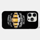 Mäßigung (im Trinken) Case-Mate iPhone Hülle (Rückseite (Horizontal))