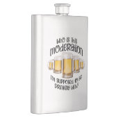 Mäßigung (im Trinken) Flachmann (Rechts)