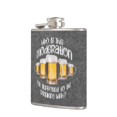 Mäßigung (im Trinken) Flachmann (Links)