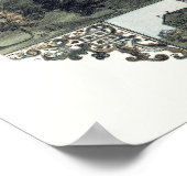 Massillon, OH Panoramakarte - 1870 Poster (Ecke)