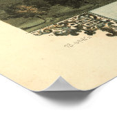 Massillon Ohio 1870 Antique Panoramabalkarte Poster (Ecke)