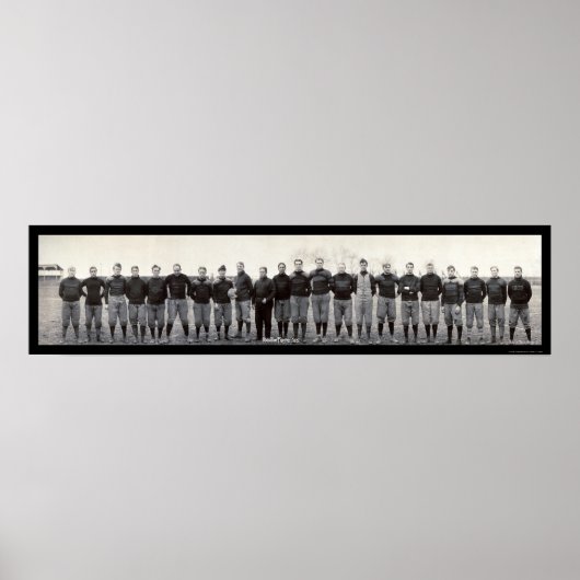 Massillon Tigers Football Foto 1905 Poster (Vorne)