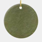 Massiv Grün Keramik Ornament (Hinten)