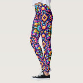 MASSIV HELLES DESIGN ~ Lila Orange ~  Leggings (Links)
