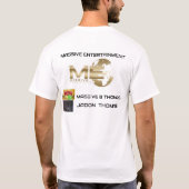 MASSIV. ST KITTS Men's Basic T - Shirt (Rückseite)