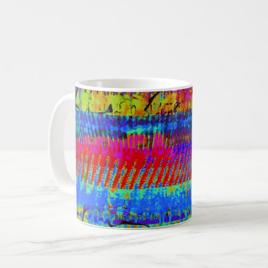 "Massive Capital V2" abstract coffee mug Kaffeetasse (Vorderseite Links)