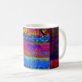 "Massive Capital V2" abstrakter Kaffeebecher Kaffeetasse (VorderseiteRechts)