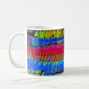 "Massive Capital V2" abstrakter Kaffeebecher Kaffeetasse