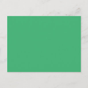 Massive Farbe Mittelmeergrün Leer Postkarte