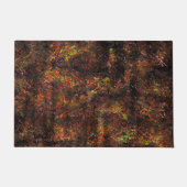 Massive Flecken und braun auf einem Minzgrün Fußmatte (Vorderseite)