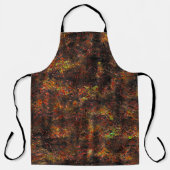 Massive Flecken und braun auf einem Minzgrün Schürze (Vorderseite)