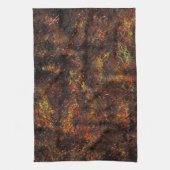 Massive Flecken und hellbraun auf einem Pfeffermin Geschirrtuch (Vertikal)