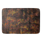 Massive Flecken und hellbraune und korallenfarbene Badematte (Vorderseite)