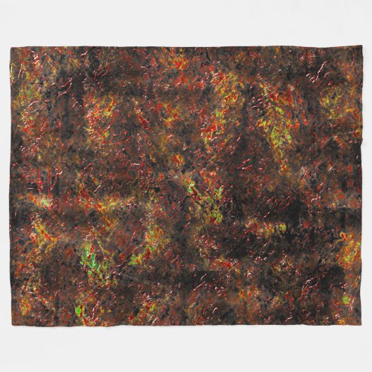 Massive Flecken und hellbraune und korallenfarbene Fleecedecke (Vorderseite (Horizontal))