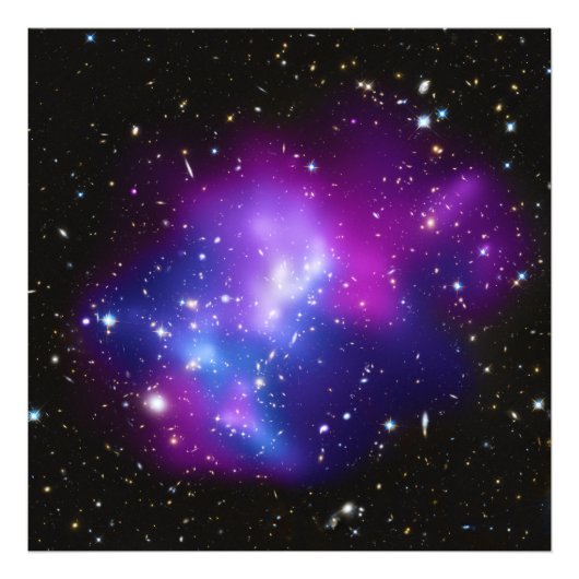 Massive Galaxy Cluster MACS J0717 Fotodruck (Vorne)