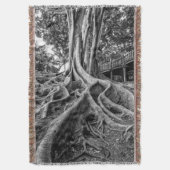 Massive Gummiwurzeln Decke (Vorderseite Vertikal)