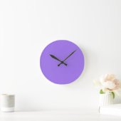 Massive Leuchtend Lavendel Violette Wanduhr (Zuhause)