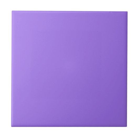 Massive leuchtend lila-lila Fliese (Vorderseite)