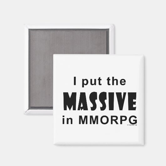 Massive MMORPG Magnet (Vorderseite/Rückseite)